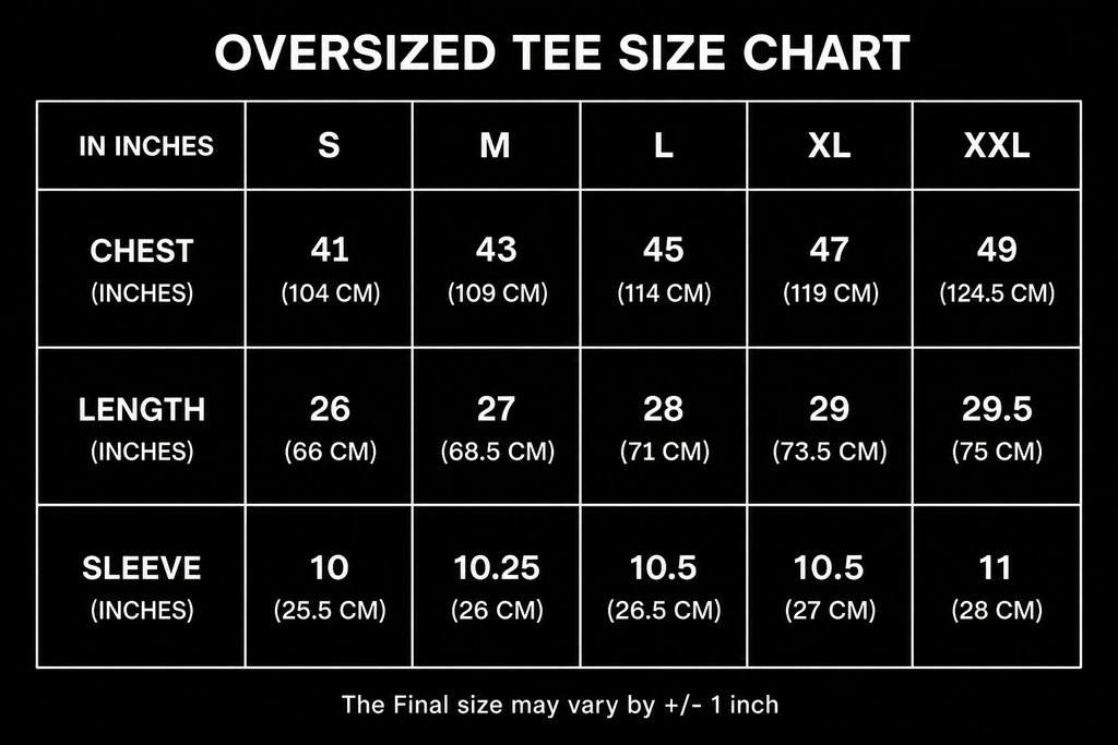 FREE PALESTINE Black Oversized Tee