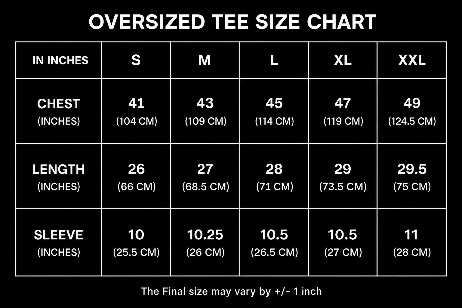 FREE PALESTINE Black Oversized Tee