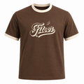 Fitoor Ringer Tee – Mousse/Cream