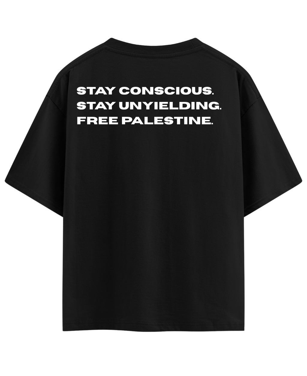 Black Oversized T-shirt Back Design