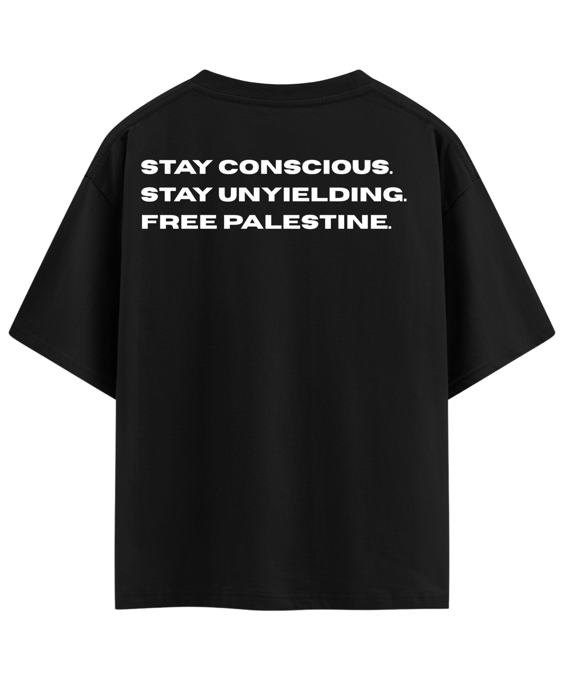 Black Oversized T-shirt Back Design